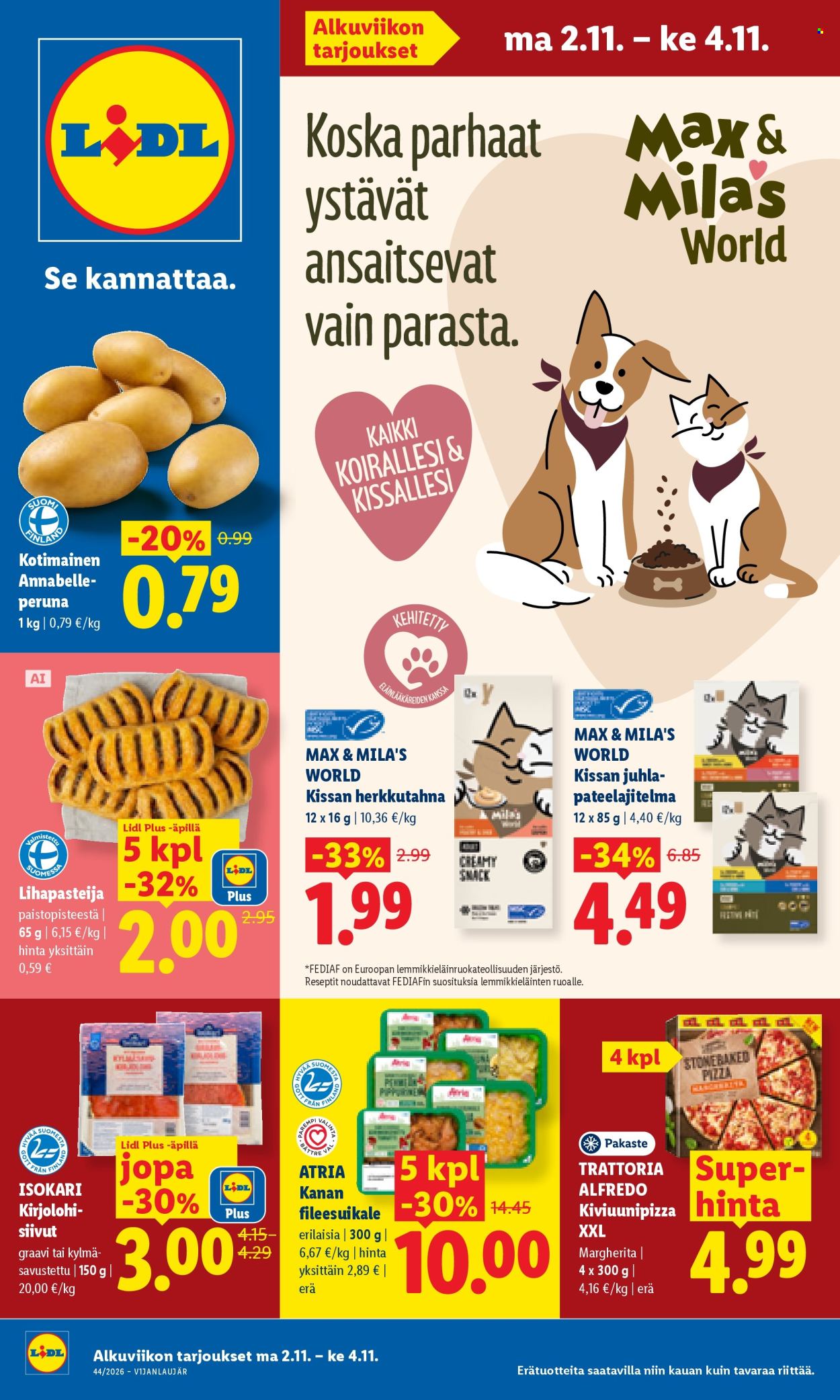 Lidl tarjoukset - 02.11.2026 - 04.11.2026. Sivu 1
