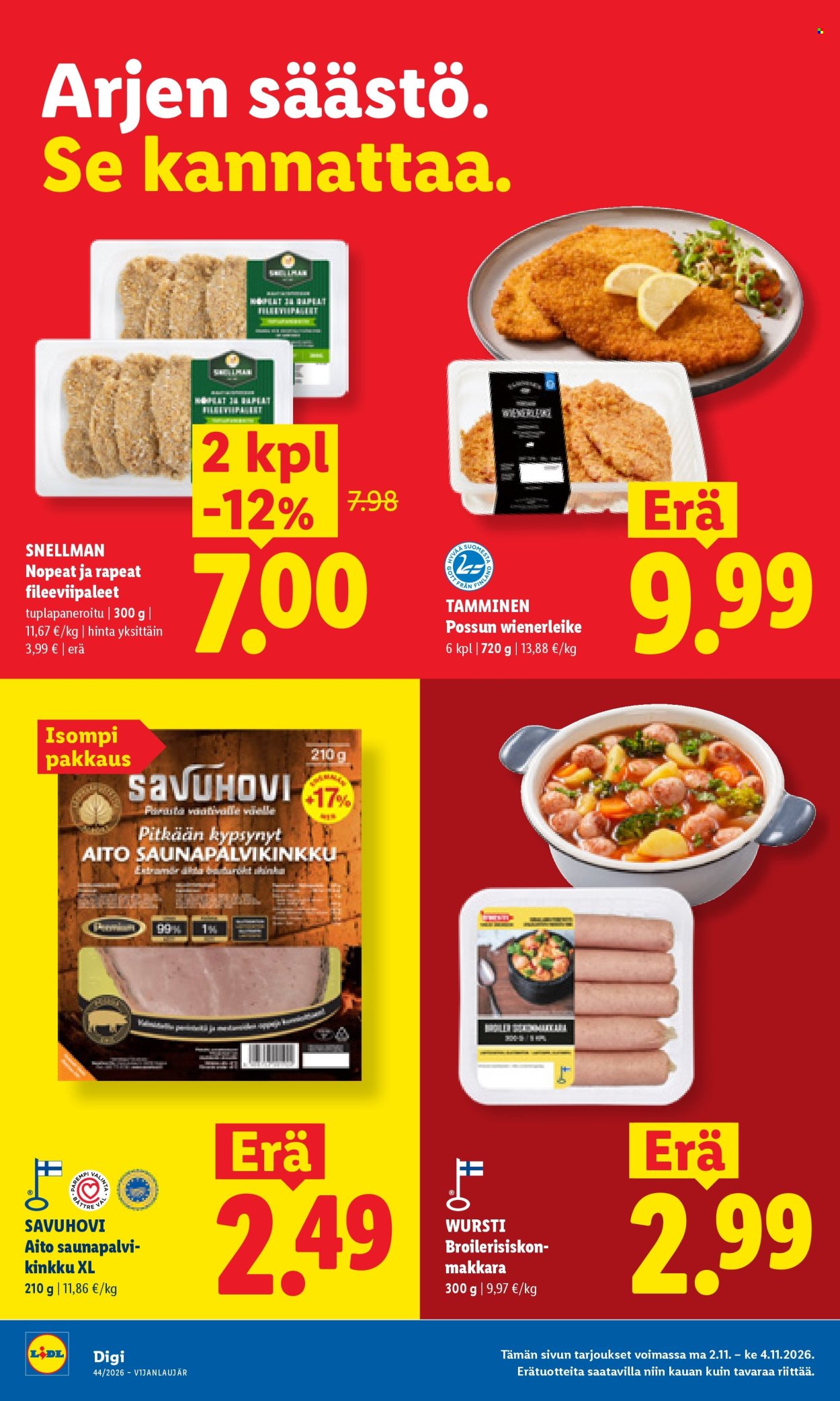 Lidl tarjoukset - 02.11.2026 - 04.11.2026. Sivu 4
