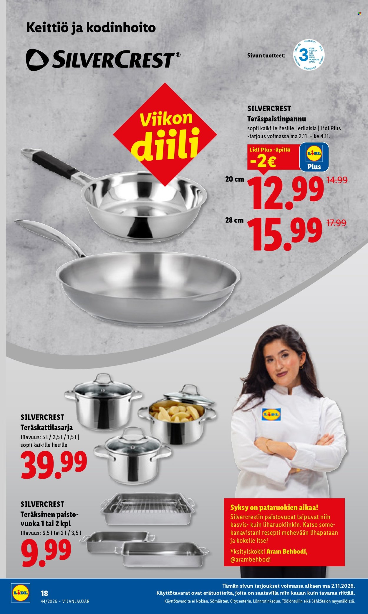 Lidl tarjoukset - 02.11.2026 - 04.11.2026. Sivu 17