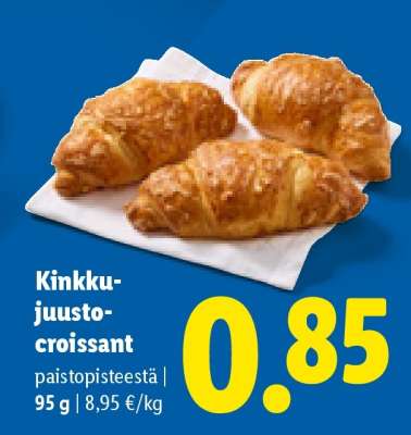 Kinkku-juusto-croissant