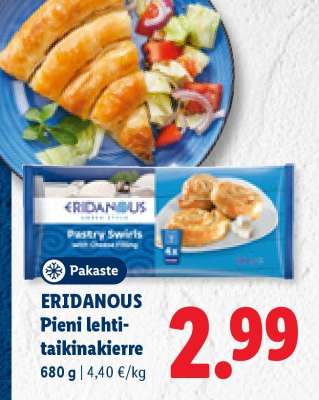 ERIDANOUS Pieni lehtitaikinakierre