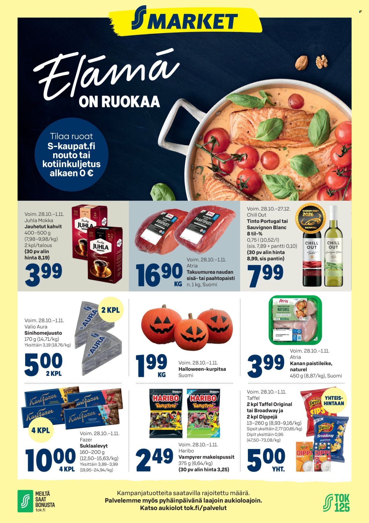 S-market tarjoukset - 28.10.2026 - 01.11.2026. Sivu 1