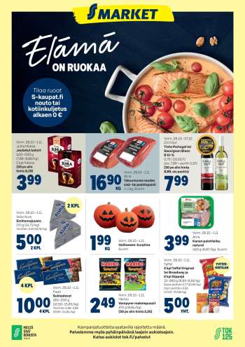 S-market tarjoukset  - 28.10.2026 - 01.11.2026.