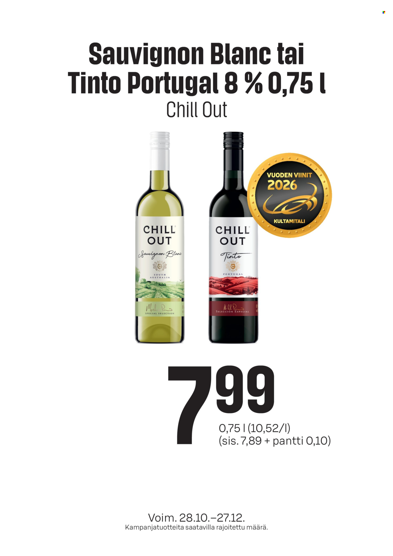 S-market tarjoukset - 28.10.2026 - 27.12.2026. Sivu 1