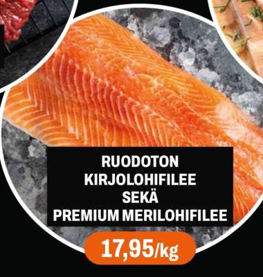 RUODOTON KIRJOLOHIFILEE SEKÄ PREMIUM MERILOHIFILEE