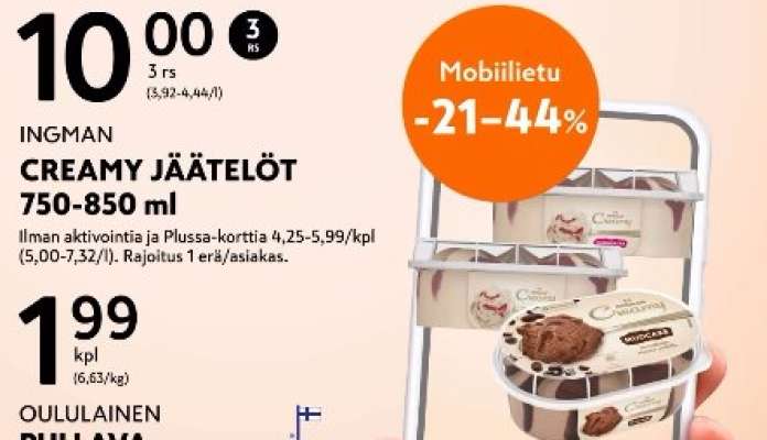 Ingman CREAMY JÄÄTELÖT
