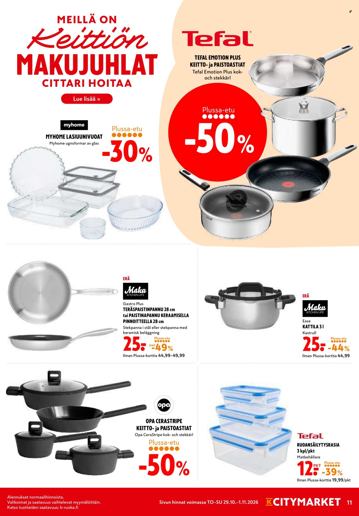 K-citymarket tarjoukset - 29.10.2026 - 01.11.2026. Sivu 11