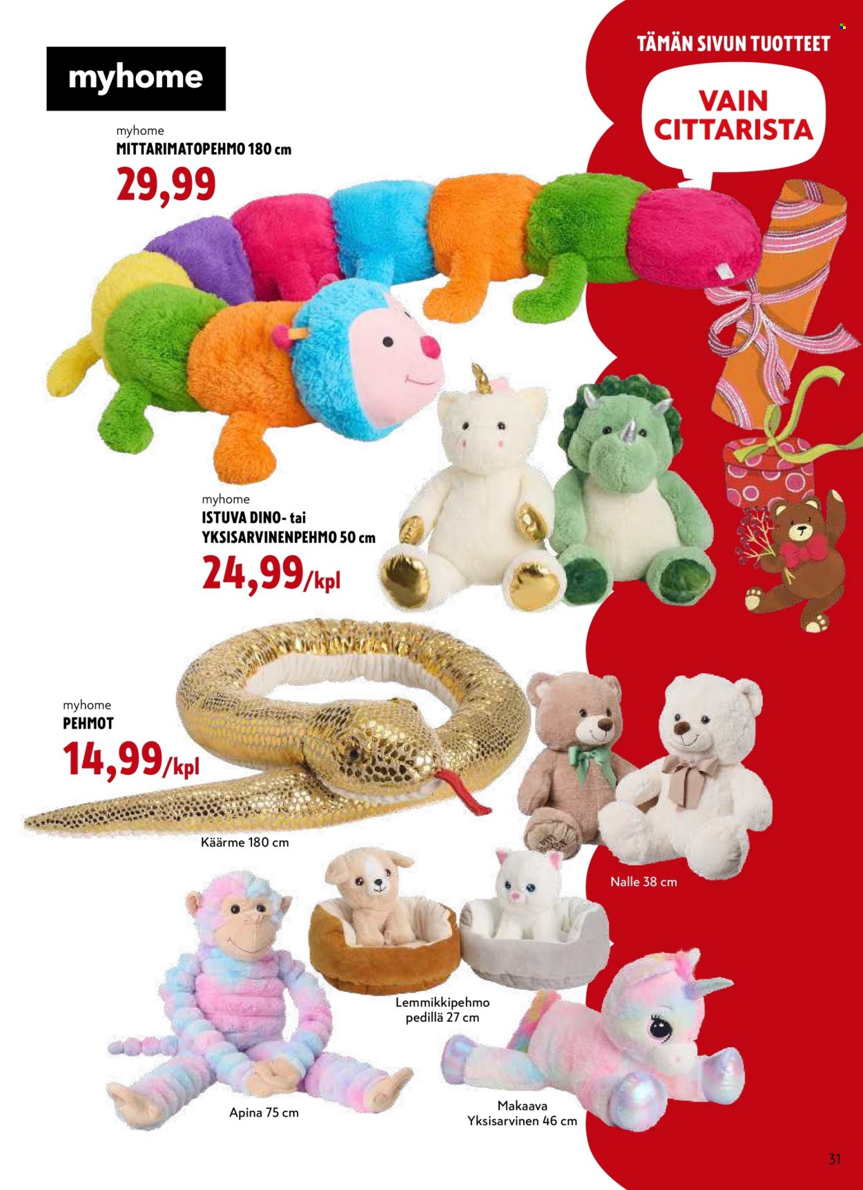 K-citymarket tarjoukset - 28.10.2026 - 22.12.2026. Sivu 31