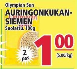 Olympian Sun AURINGONKUKANSIEMEN