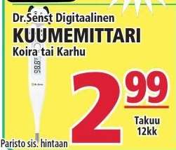 Dr. Senst Digitaalinen KUUMEMITTARI