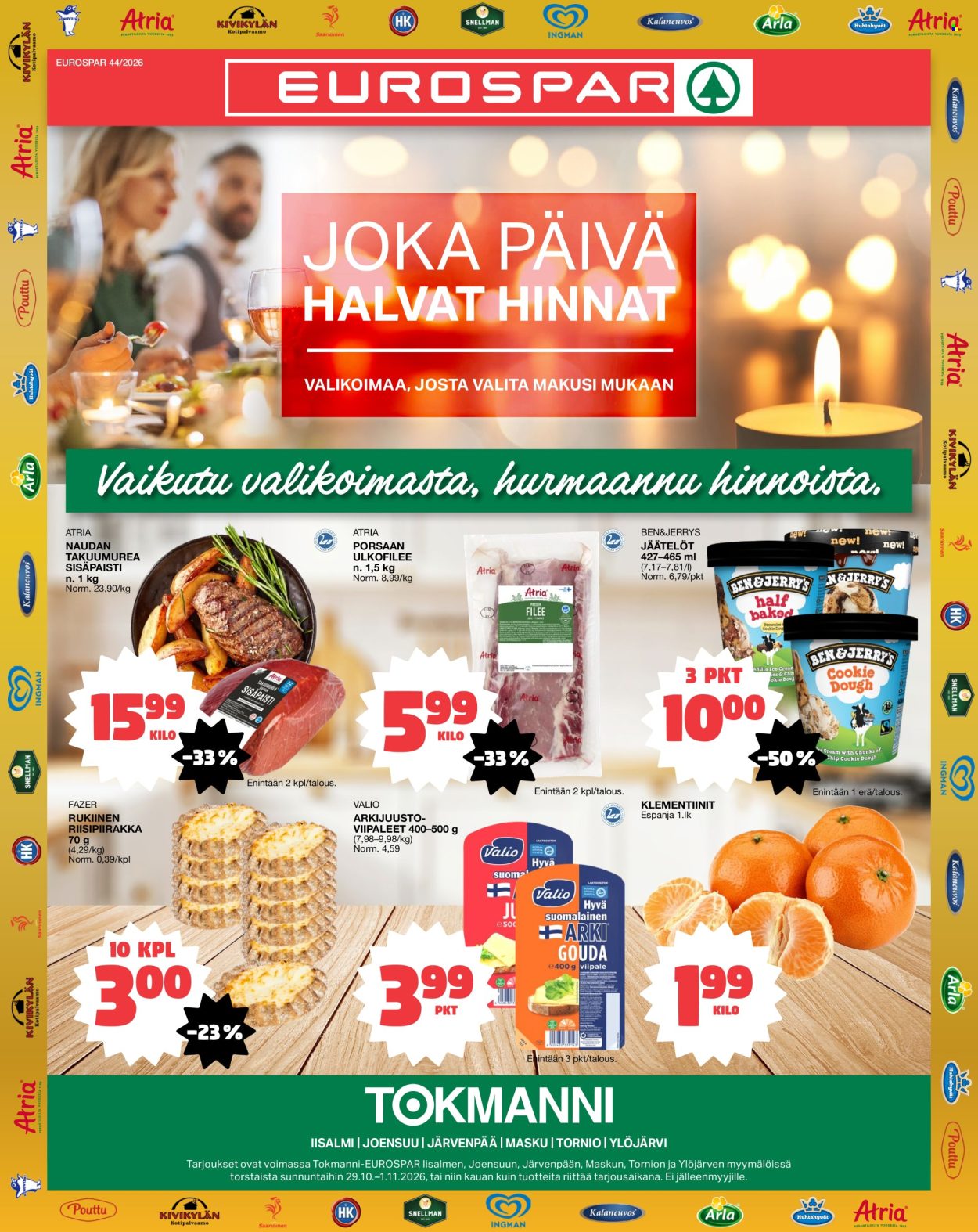 Tokmanni tarjoukset - 29.10.2026 - 01.11.2026. Sivu 1