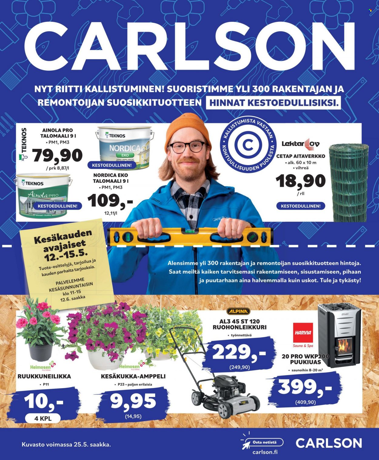 Carlson tarjoukset  - 10.05.2022 - 25.05.2022. Sivu 1.
