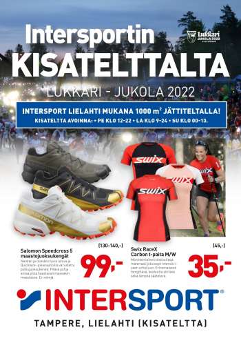 Intersport Tampere tarjoukset