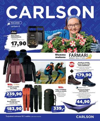 Carlson tarjoukset  - 26.06.2022 - 10.07.2022.