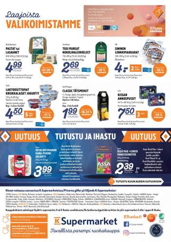 K-Supermarket tarjoukset  - 11.08.2022 - 14.08.2022.
