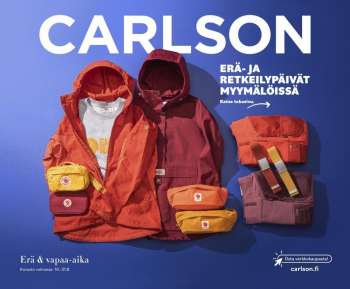 Carlson tarjoukset - Erä- ja retkeilykuvasto