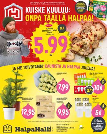 HalpaHalli Oulu tarjoukset
