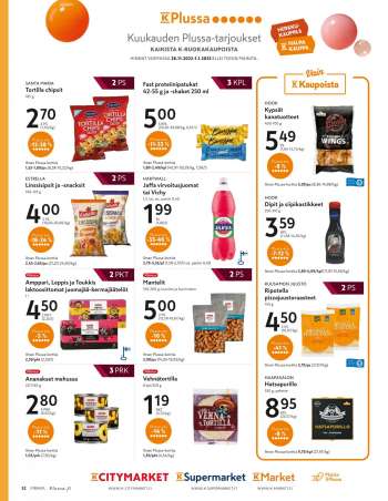 K-Supermarket tarjoukset  - 30.11.2022 - 31.12.2022.