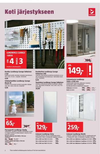 Bauhaus tarjoukset  - 18.01.2023 - 07.02.2023.