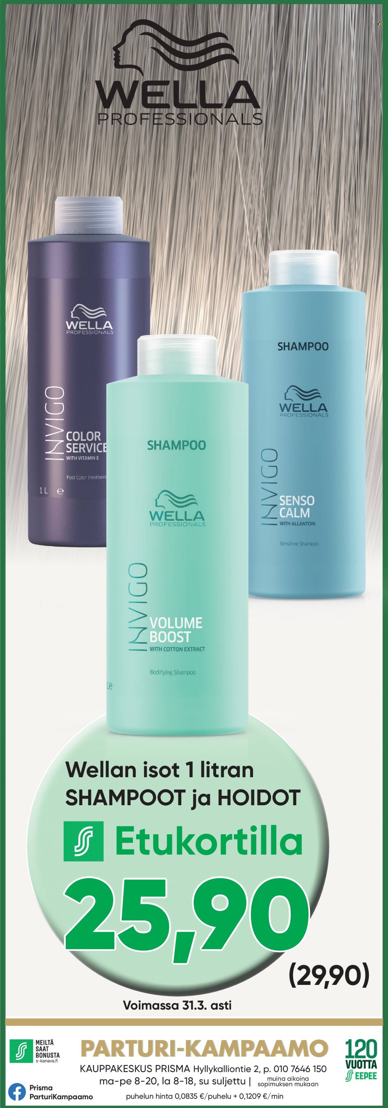 Prisma tarjoukset  - 22.02.2023 - 31.03.2023 - Tarjoustuotteet - shampoo. Sivu 1.